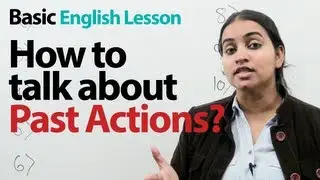 Basic English Lesson : How to talk about past actions? | Grammar Lessons - Simple past tense