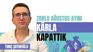Zorlu Ağustos Ayını Karla Kapattık #nasdaq #altın #bitcoin