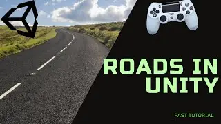 how to make road in unity