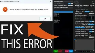 Fix RivaTuner 