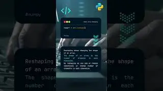 Numpy Array Reshaping 