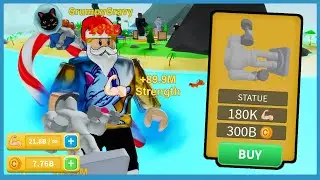 BUYING THE 300,000,000,000 MAX WEIGHT AND BECOMING MEGA SIZE | Roblox Workout Island