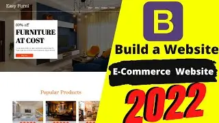 Bootstrap 5  Crash Course in 2022 | Build A E-Commerce Website From Scratch For Beginners