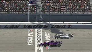 iRacing -- Indycar Oval race win at Las Vegas