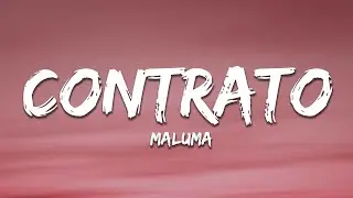 Maluma - Contrato (Letra / Lyrics)