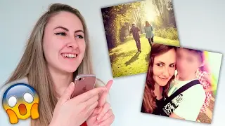 FOTO'S MET MIJN EX!? - Reageren op oude Instagram foto's!