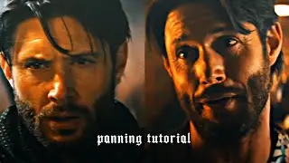 panning tutorial ; after effects (preset in desc.)