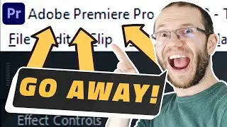 How to Maximize Small Monitor Area in Premiere Pro