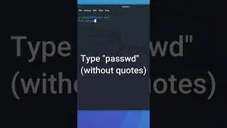 How to Change password in linux | Kali linux | simple steps