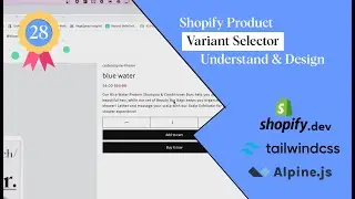 28 - Shopify Product Variant Selector Understand & Design