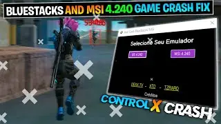 Bluestacks AND  MSI 4.240 ||100% CRASH FIX SOFTWARE ||AND 240 FPS SETTINGS