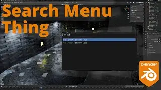 Blender 3.3 - Open Search Menu Hotkey