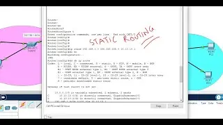 26. How to Configure Static Routing | Static Route Configuration Using Cisco Packet Tracer