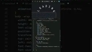 Day 042 - 🤯 Micro css loading animation#coding #webdevelopment #cssprojects #programming #htmlcss