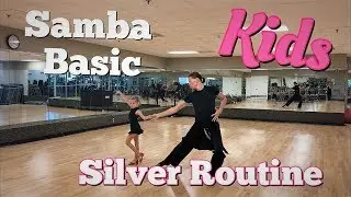 Dance Kids I Silver Samba Routine I Slava Panache & Daria