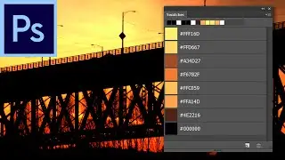 Photoshop Tutorial: Quickly Create a Color Scheme from a Photo  -HD-