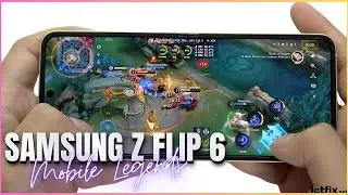 Samsung Galaxy Z Flip 6 Mobile Legends Gaming test MLBB | Snapdragon 8 Gen 3, 120Hz Display