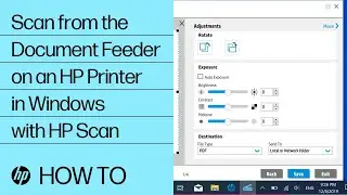 Scan from the Document Feeder on an HP Printer in Windows with HP Scan | HP Printers | HP Support