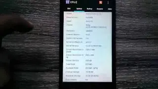 Huawei Honor Holly CPU-Z Benchmark Test