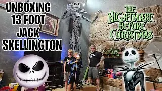 Unboxing New 13 Foot Jack Skellington Animatronic from Home Depot!