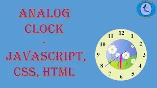 How to display Analog clock using JavaScript in webpage