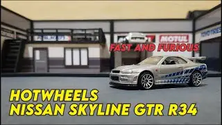 HOTWHEELS Nissan Skyline GTR R34 Fast and Furious Special Card UNBOXING and Review