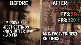 ARK Survival Evolved: Increase FPS & Improve Performance | ARK FPS Boost |Best Settings(No lag 2023)