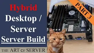 Hybrid Desktop PC Server Build | Part 3 - Server build | dual system Phanteks Evolv X