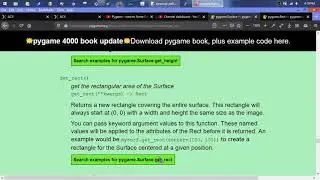 Pygame - Surface.get_rect()