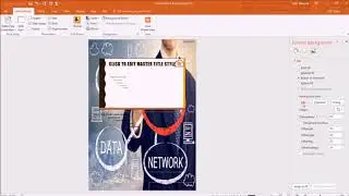 How to view a presentation in Notes Master View in Microsoft PowerPoint 2016?