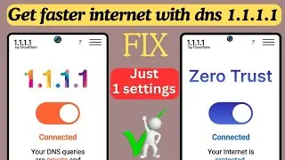 How to get faster internet with dns 1.1.1.1 VPN