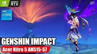 GENSHIN IMPACT VERSION 3.1 (PC) - RTX 3050 Ti | 8GB RAM | Acer Nitro 5 AN515-57 Benchmark | 1080p