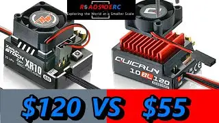 Which RC Drift ESC Is Right For You?  (Hobbywing XR10 Stock Spec vs Quicrun 10BL120)