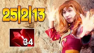 25 KILLS 2 DEATHS LINA BURNING ENEMY ◄ SingSing Dota 2 Moments