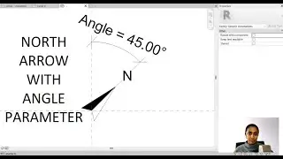 EP41 | Revit Beginner Program | Parametric North Arrow with Angle Parameter | Bansri Pandey