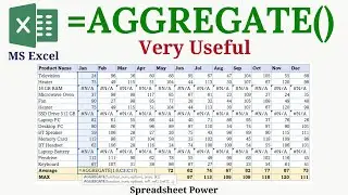 AGGREGATE Function Tutorial in Excel