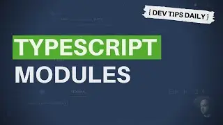 DevTips Daily: How to use the import and export keywords in TypeScript modules