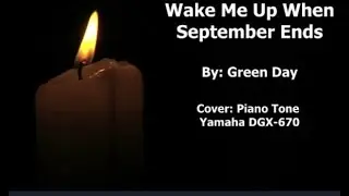 Piano Cover - Wake Me Up When September Ends