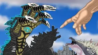 GOD'S HAND ZILLA!!!! Whale Godzilla VS God's Hand Zilla