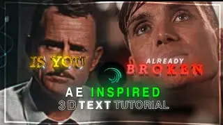Create 3D Text Like After Effects in Alight Motion x Node Video – Step-by-Step Tutorial