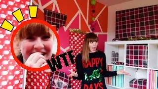 Gift wrapping my sister’s bedroom (Pranked!!!)