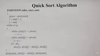 Quick Sort | Data Structures | Algorithms | Design and Analysis of Algorithms | DAA | Sorting |