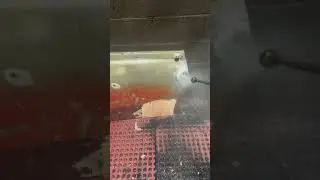 Melting paint off a jag mk2 door. #satisfying #oddlysatisfying #cars #jaguar #mechanic #restoration