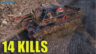 14 фрагов на прем пт-сау ✅ СУ-76И World of Tanks