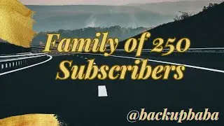 "250 Subscribers Milestone: A Big Thank You to Our Incredible Community!" 🙏