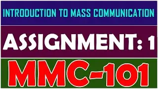 MCM101 Assignment 1 Solution 2022 || Mcm 101 Assignment 1 Solution Spring 2022