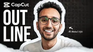 EASIEST How to Edit like Ali Abdaal in CapCut | Animated Outline Effect Tutorial