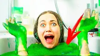 ЗАСТЫЛА В ВАННЕ ИЗ ЖЕЛЕ! КАК 100 СЛОЕВ | CHALLENGE