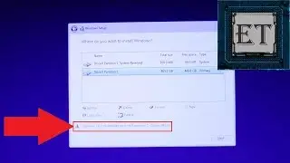FIX: Windows Cannot Be Installed to This Disk The Selected Disk Is Of The GPT Partition