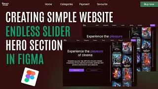 Animating a Website Hero Section— Auto Scroll in Figma I Figma Prototyping Tutorial
